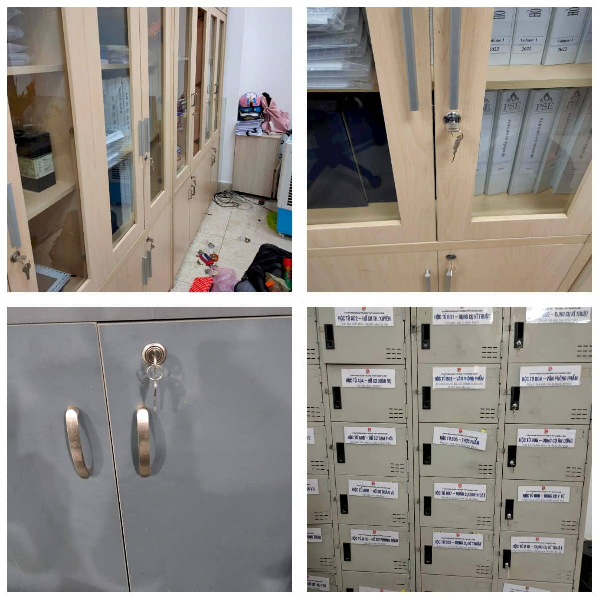 Mở – Sửa – Thay khóa tủ tại quận Bình Thạnh